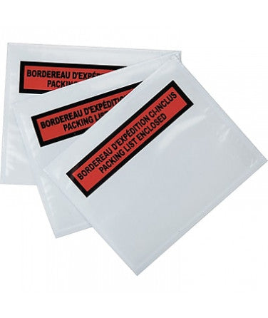SHIP. & PACK. MATERIAL - Packaging List Envelope