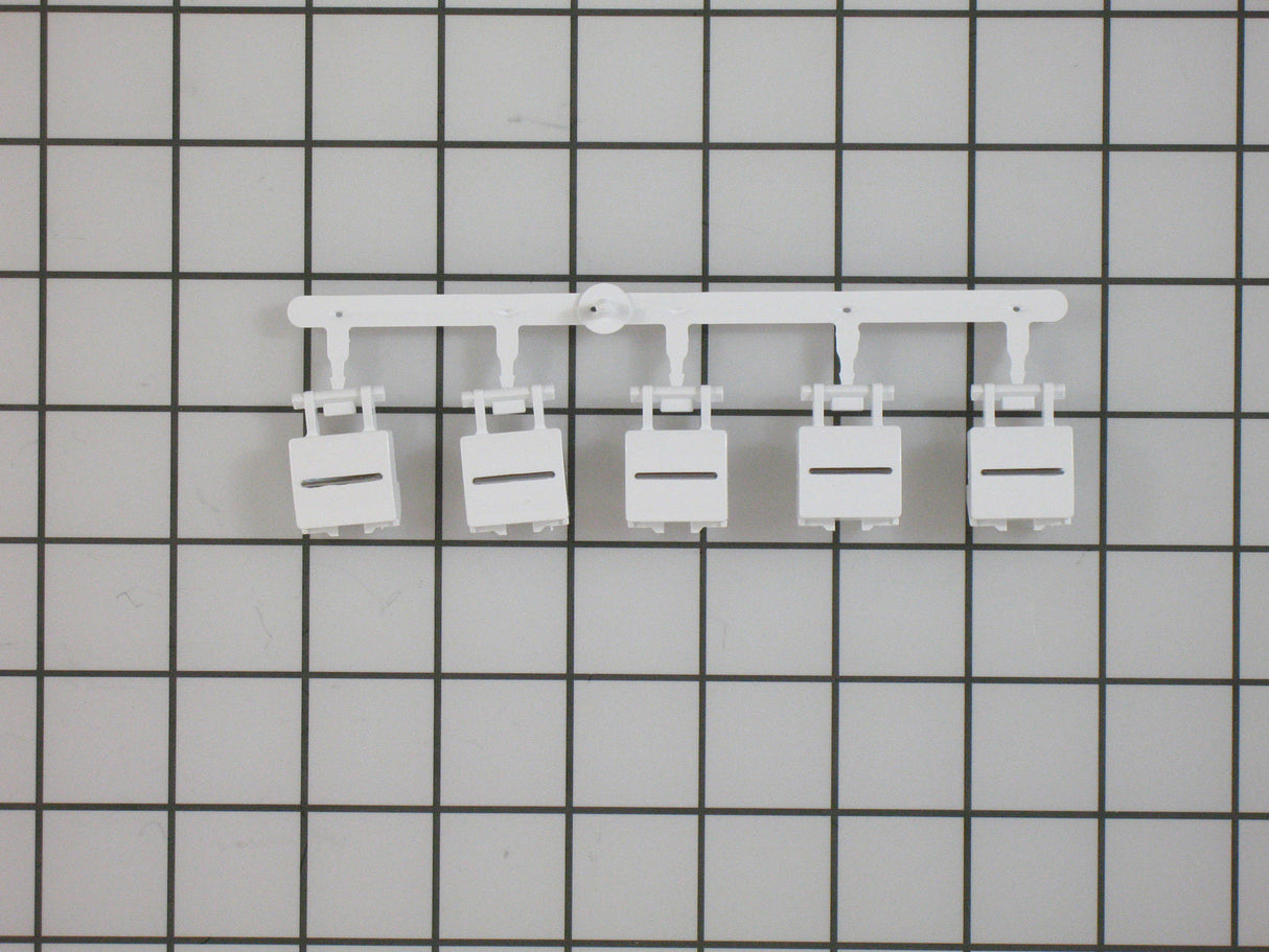 Bosch 00422169 White Dishwasher Button Set, 5 Pieces