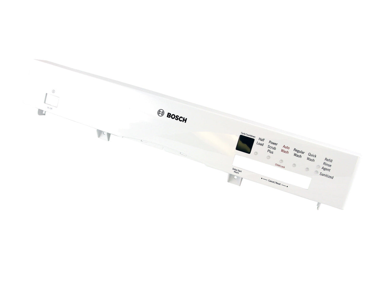 Bosch 00478810 Dishwasher Control Panel Facia Part - White