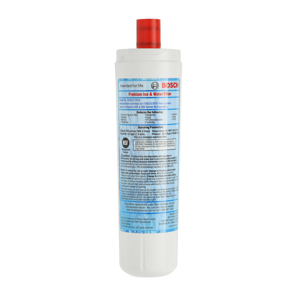Bosch 00640565 Premium Ice & Water Fridge Filter