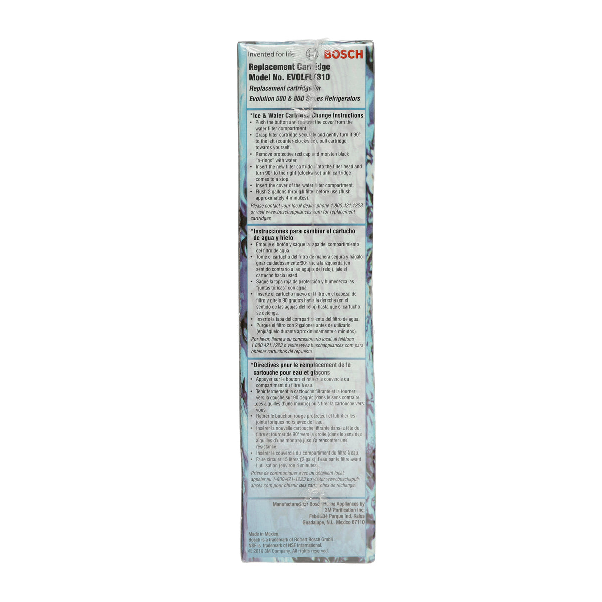 Bosch 00640565 Premium Ice & Water Fridge Filter