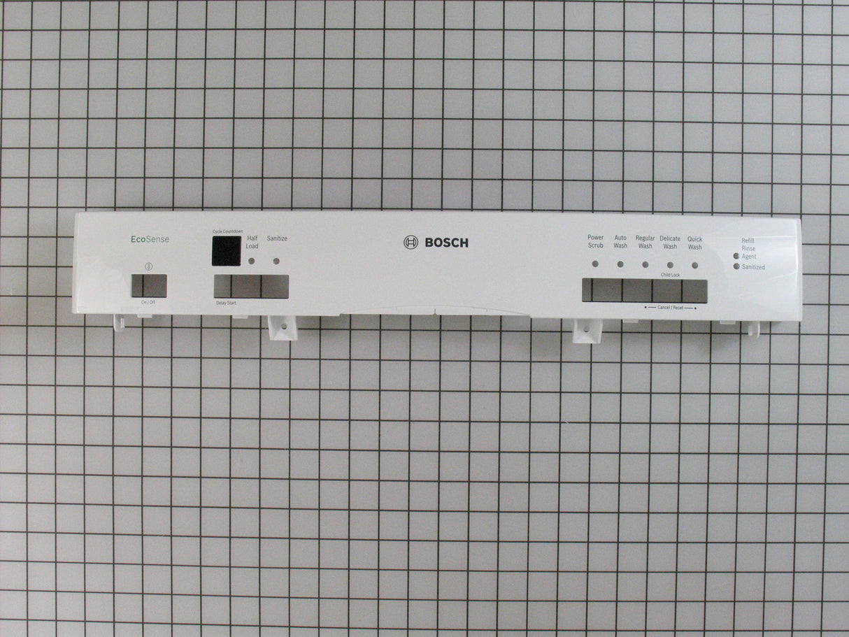 Bosch 00683959 Dishwasher Control Panel Facia Part -White
