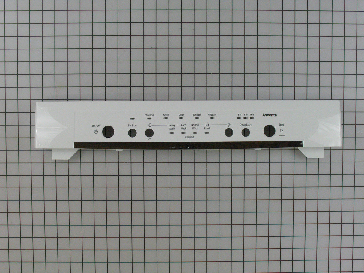 Bosch 00686806 Dishwasher Front Panel Replacement Part-White