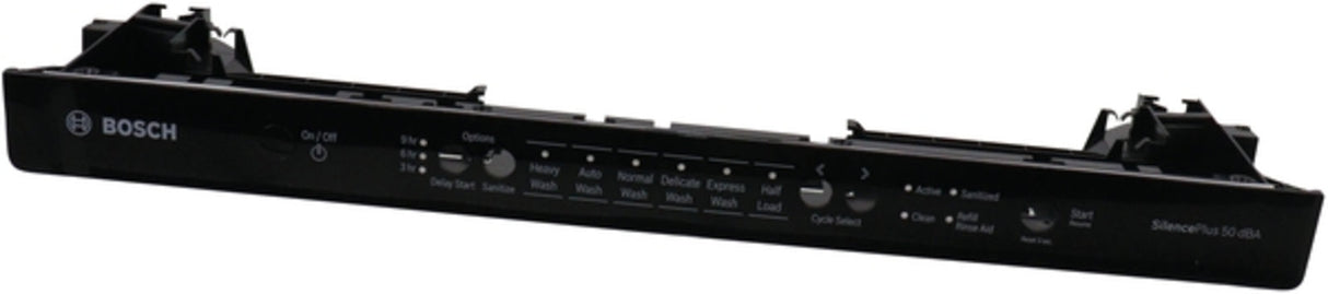 Bosch Dishwasher Facia Panel Part 00689602-Black