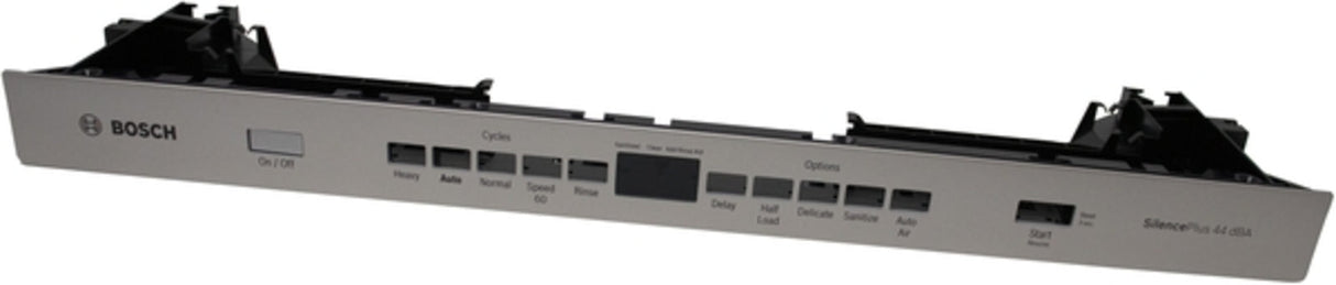 Bosch Dishwasher Facia Panel Part 00778926 - Silver