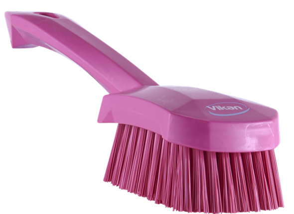 Washing Brush w/short Handle, 10.6", Stiff