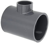 PVC Reducing Tee (Socket) Sch 40 - Grey