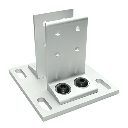 1.5" x 3" Floor Mount Base Plate | 15 Series T-Slot