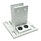 1.5" x 3" Floor Mount Base Plate | 15 Series T-Slot