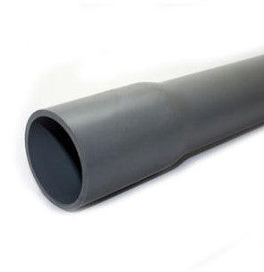 1" Bell End PVC Pipe Grey Sch 40 - 10ft