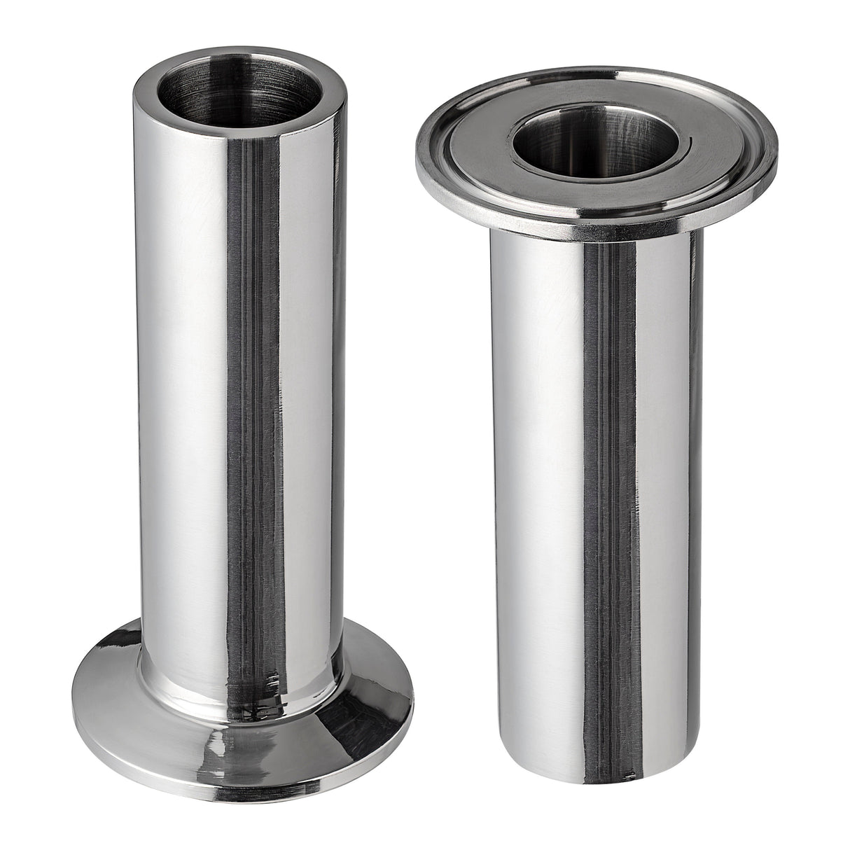 2-1/2" x 4" lg Heavy Duty Tri-Clamp Long Ferrule - Stainless Steel 316