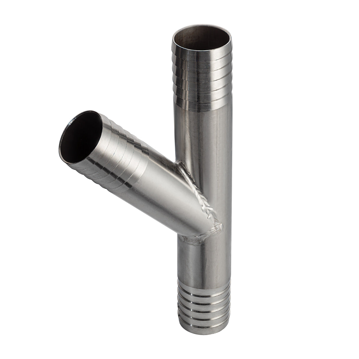 Lateral Tee Y Hose Barb Stainless Steel 304