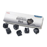 Phaser 8500/8550 Black Solid Ink Pack (6 Sticks) 108R00672