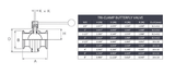 Tri-Clamp Butterfly Valve - SS 316/EPDM