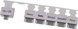 Bosch 12016745 Silver Push Button Set for Dishwasher