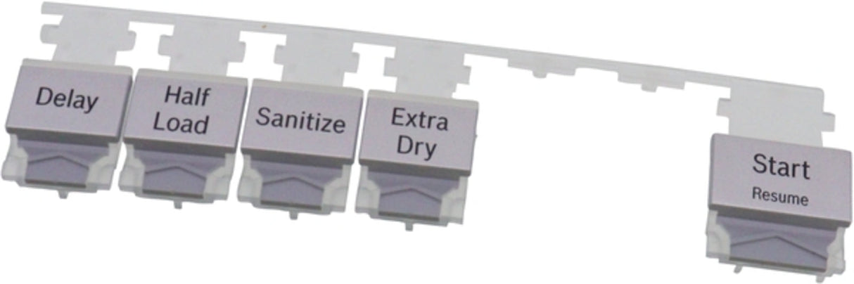 Bosch 12016746 Silver Push Button Set for Dishwasher