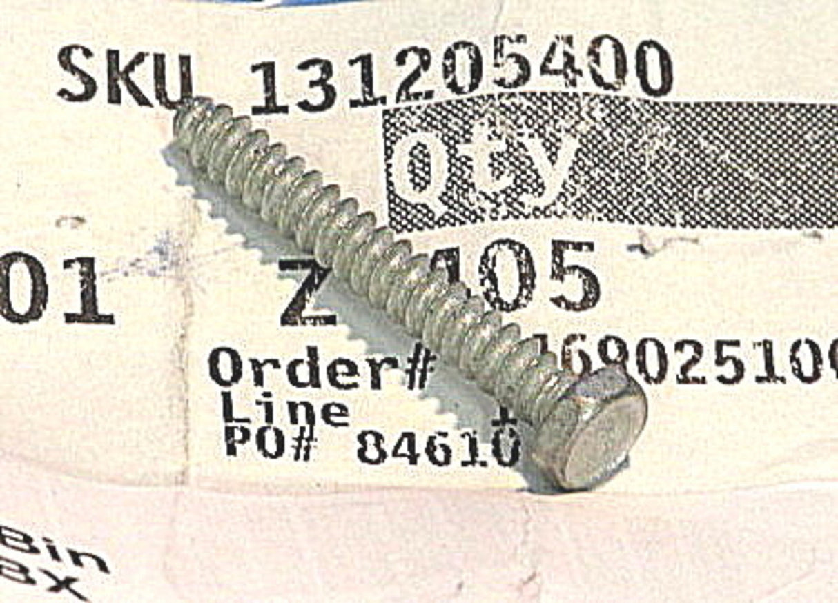 Frigidaire Dryer Part 131205400 - Replacement Screw
