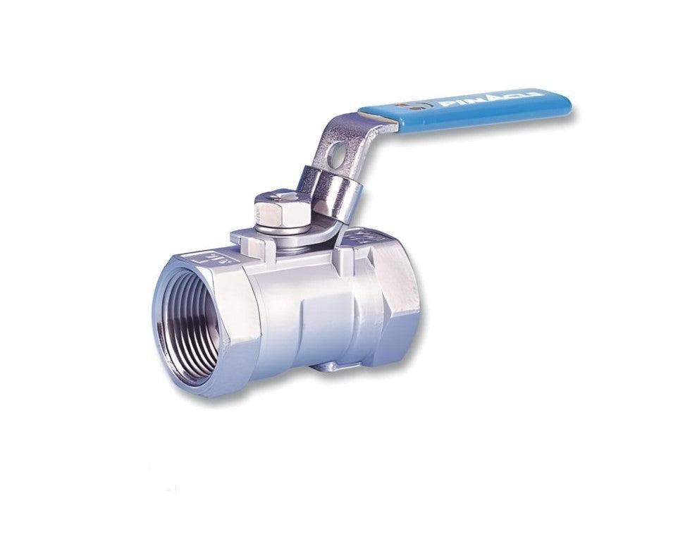 FNPT Ball Valve 1 Piece 1000 WOG Stainless Steel 316