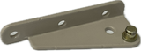 Left Hand Casement Window Stud Bracket with Snap Stud 14650.93