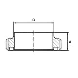 14A SMS Liner Ferrule 1" - SS 304