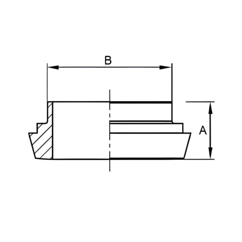 14A DIN Liner Ferrule DN50 - Stainless Steel 304
