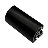 1.5" x 1.5" Quarter-Round T-Slot Aluminum Extrusion Black Smooth Lite