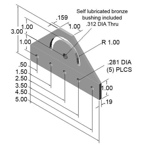 10 Series 180 Degree Pivot Bracket Plate