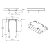 Motor Slide Base For Size 182T Frame