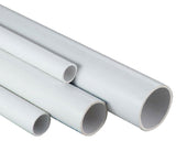 2-1/2" Plain End PVC Pipe White Sch 40 - 10ft
