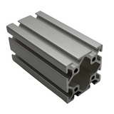 2" x 2" Smooth T-Slotted Aluminum Extrusion