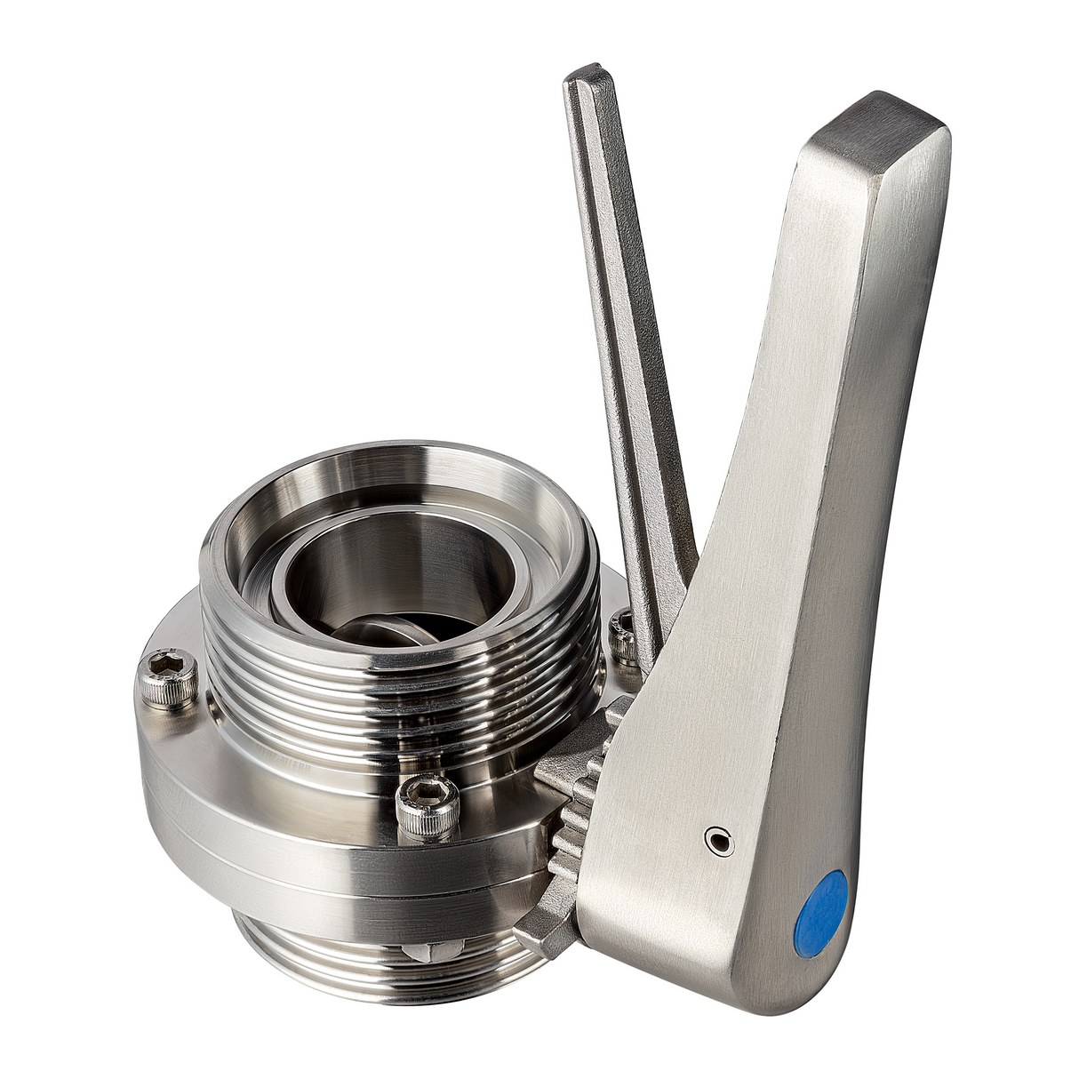 DIN Butterfly Valve W/ Multi-Position Handle - SS 316