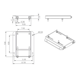 Motor Slide Base For Size 215T Frame
