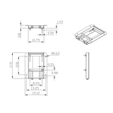 Motor Slide Base For Size 254T Frame