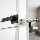 Bouton de porte Vellum Hardware Quadra – Rosace carrée, à clé, condamnation, de passage et fixe
