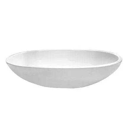 Long bol ovale, blanc, 15" x 7 1/2" x 3 1/2"