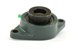 SAFL206-20 | 2-Bolt Flange Bearing Units 1-1/4" Shaft with Eccentric Locking Collar