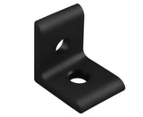 15 Series Black 2 Hole Inside Corner Bracket