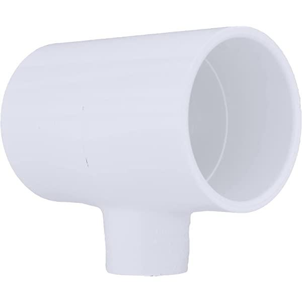 3" x 3" x 3/4"  Reducing Tee (Socket) Sch 40 - PVC White | 401334W