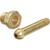 Regulator Nut, Brass/Stainless Steel