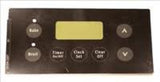 Frigidaire 316220729 Black Oven Range Clock Overlay