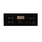 Frigidaire 316419145 ES300 Black Oven Clock Overlay