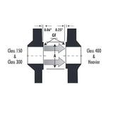 Socket Weld Flange 40S Class #150 - Stainless Steel 316