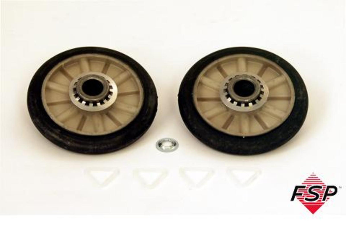Whirlpool/Inglis 349241T Set of 2 Rear Drum Rollers for Dryer