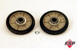 Whirlpool/Inglis 349241T Set of 2 Rear Drum Rollers for Dryer