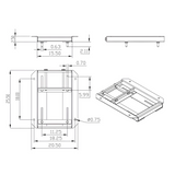 Motor Slide Base For Size 364T Frame