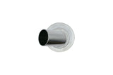 Stainless Steel Thru Hull Fitting, 38 mm, 90° Base, Angled Connector, Boltless