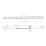 3939-B4 Conveyor Chain Connecting Link