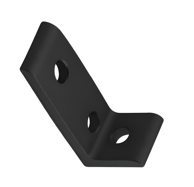 Black 10 Series 3 Hole Inside Corner Bracket