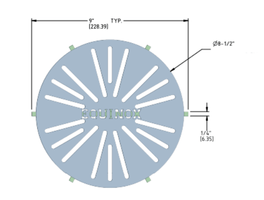 4" Heavy Duty Round Floor Drain NPT (M) - SS304