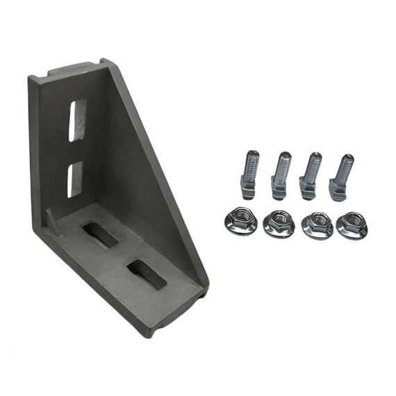 4 Hole Inside Corner Bracket | 45 Series Aluminum T-Slot